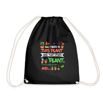 Florist Gardener Nursery Gift Florist Gift - Drawstring Bag - black - Front