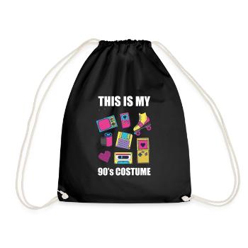 80s 90s 80s 90s - Sac de sport léger - noir - Devant