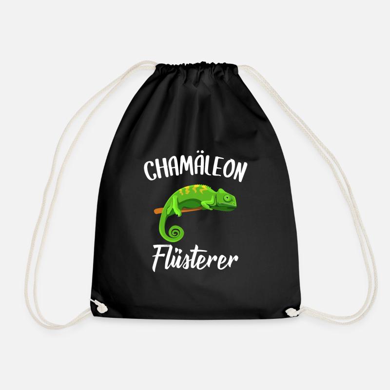 Chamäleon Flüsterer Chamäleon Besitzer Haustier - Turnbeutel - Schwarz