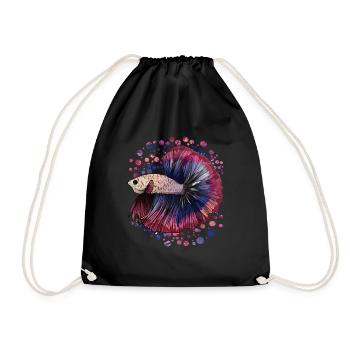 Poissons Poissons Poissons - Sac de sport léger - noir - Devant