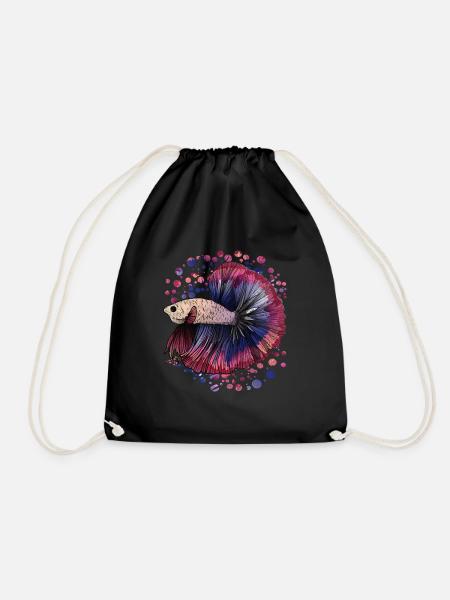 Poissons Poissons Poissons - Sac de sport léger - noir