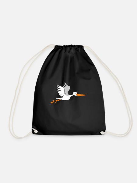 Storch - Turnbeutel - Schwarz
