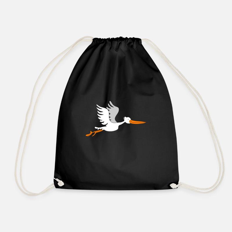 cigogne - Sac de sport léger - noir