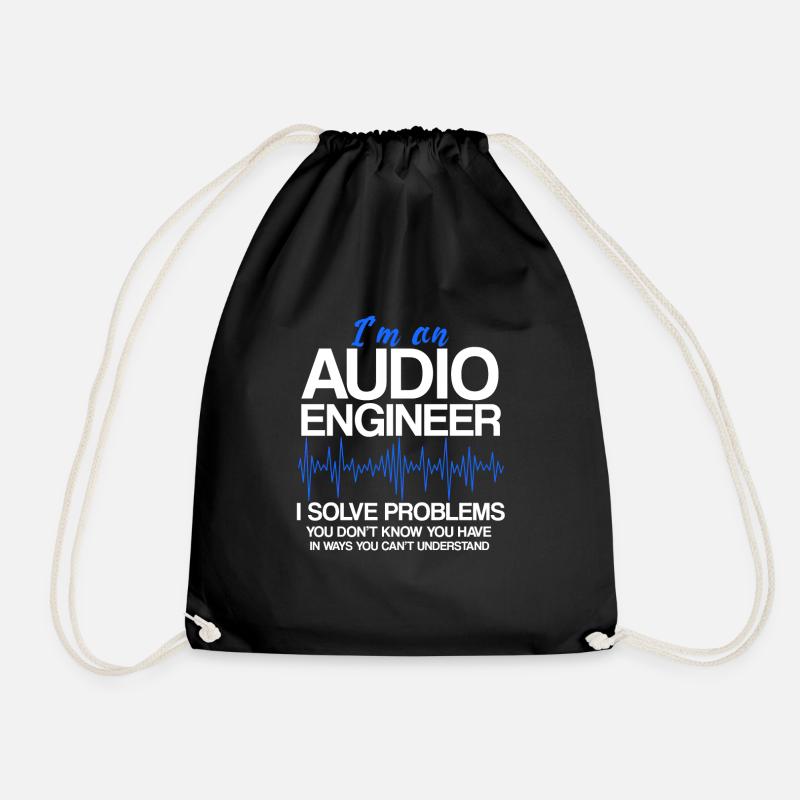 Audio Engineer ton ingenier sound engineer tontech - Turnbeutel - Schwarz