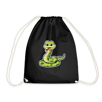 Sweet snake - Drawstring Bag - black - Front