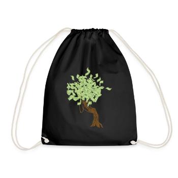arbre d'argent - Sac de sport léger - noir - Devant