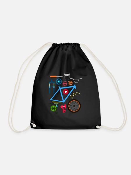 VTT cycliste vtt mécanicien vélo - Sac de sport léger - noir