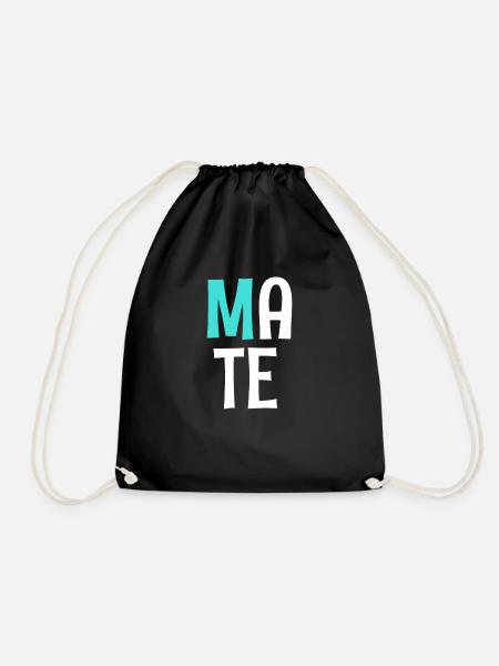 Couple of valentine couple - Drawstring Bag - black