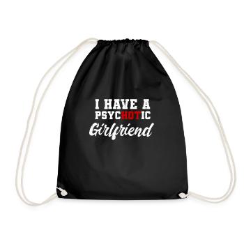 Couple de valentine couple - Sac de sport léger - noir - Devant