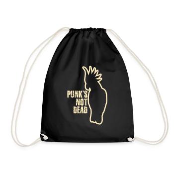 Cacatoès punk - Sac de sport léger - noir - Devant