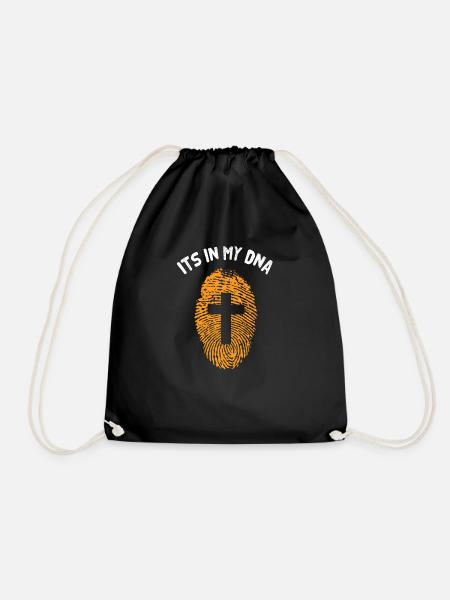 Jesus - Drawstring Bag - black