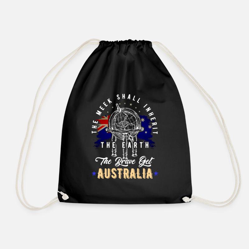 Australien - Turnbeutel - Schwarz