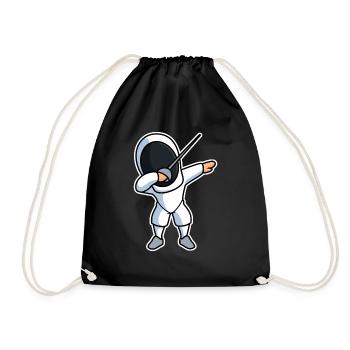 Fencer DAB - Drawstring Bag - black - Front