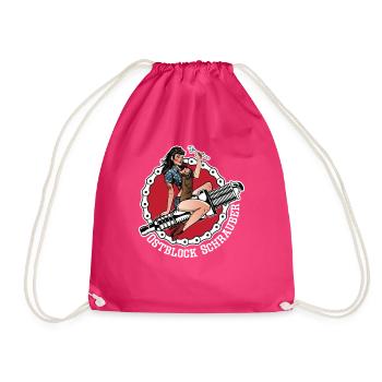 Eastern block screwdriver - Drawstring Bag - fuchsia - Front