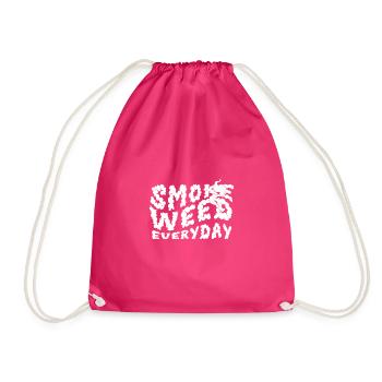 Smoke Weed Everyday - Turnbeutel - Fuchsia - Vorne