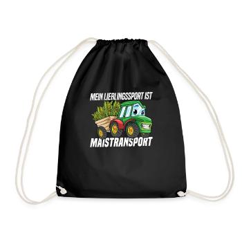 Agriculture Farmer Harvest - Drawstring Bag - black - Front