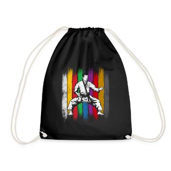karaté - Sac de sport léger - noir - Devant