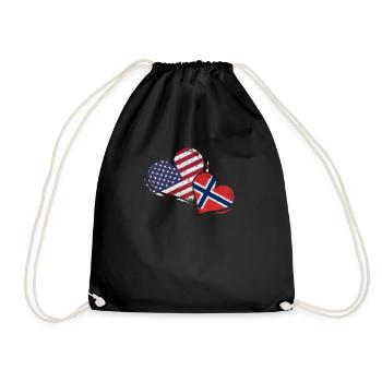 Norvège - Sac de sport léger - noir - Devant
