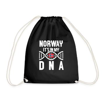 Norvège - Sac de sport léger - noir - Devant