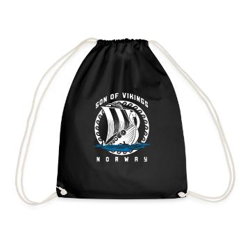 Norvège - Sac de sport léger - noir - Devant