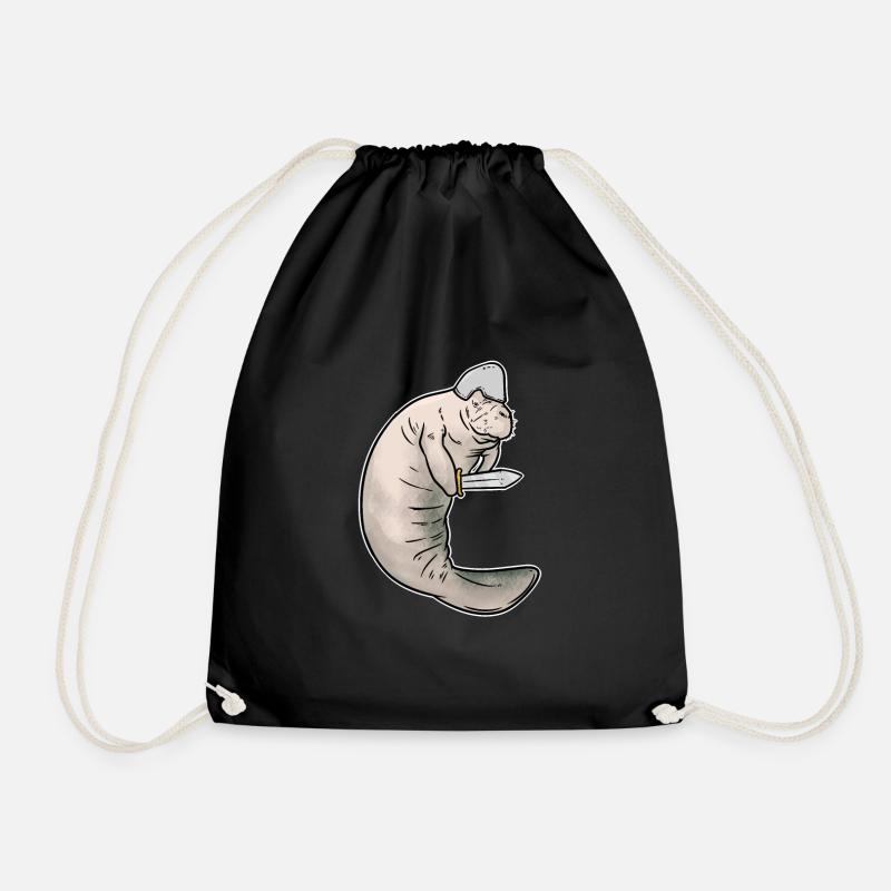 1178 MANATEE NIGHT - Turnbeutel - Schwarz