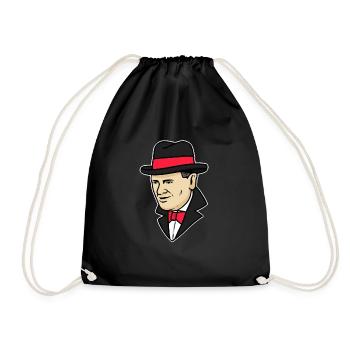 1193 WINSTON CHURCHILL - Drawstring Bag - black - Front