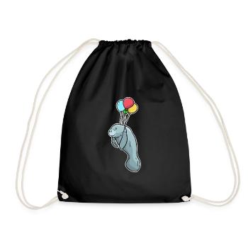 1182 MANATEE FLY - Drawstring Bag - black - Front