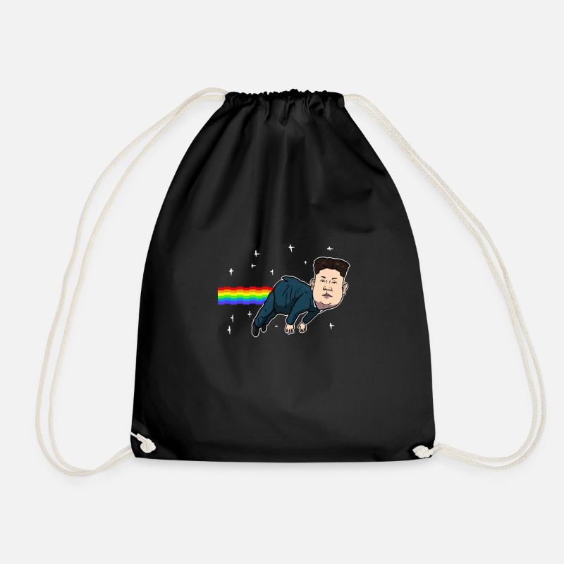 1174 NYAN CAT - Drawstring Bag - black