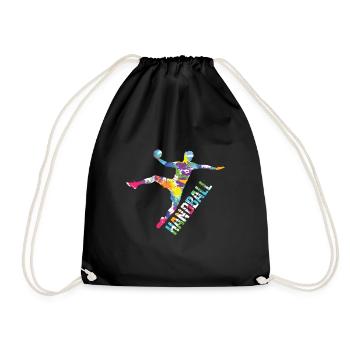 Saut de handball - Sac de sport léger - noir - Devant