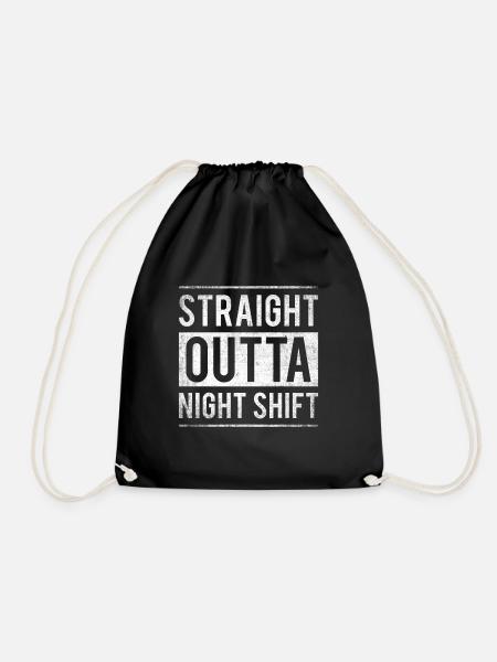 Nurse - Drawstring Bag - black