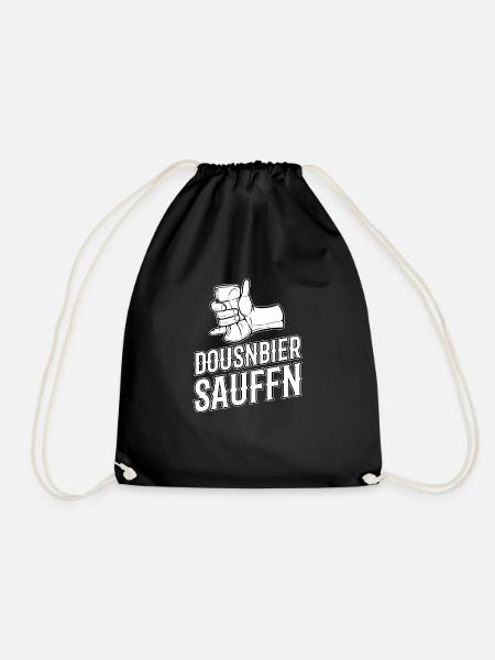 Dosenbier-Partei - Turnbeutel - Schwarz