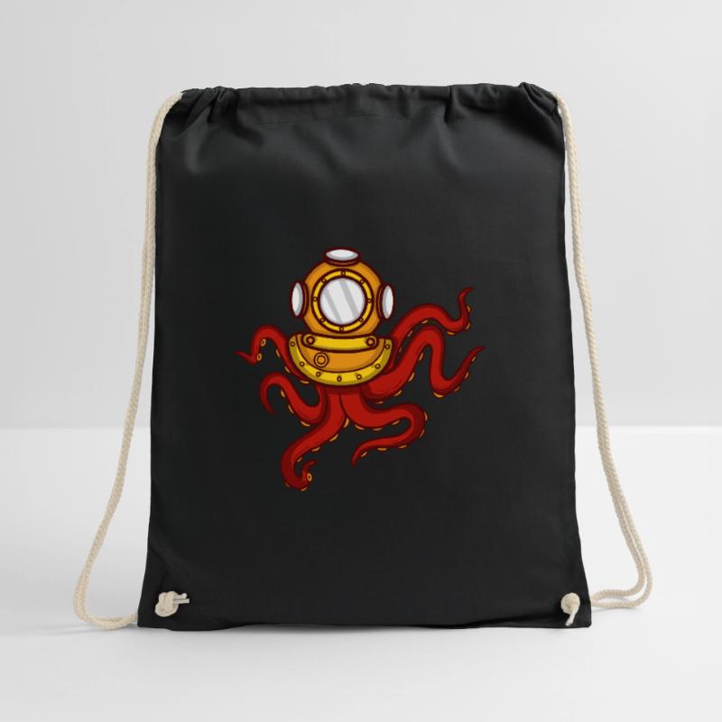 Deep Sea Octopus Deep Sea Diver oder Lehrer Gesche Turnbeutel