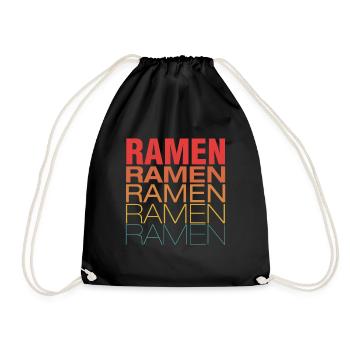 Ramen Ramen Ramen - Turnbeutel - Schwarz - Vorne