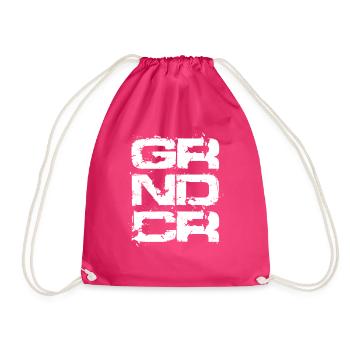 Grindcore band screech grunt growl scream - Drawstring Bag - fuchsia - Front