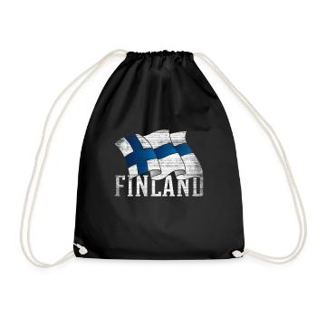 Finlande - Sac de sport léger - noir - Devant
