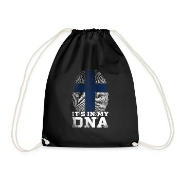 Finland Wikinger - Turnbeutel - Schwarz - Vorne