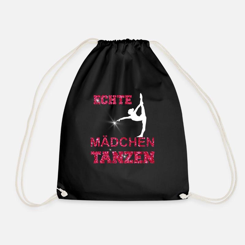 ECHTE MAeDCHEN TANZEN - Turnbeutel - Schwarz