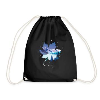 Canada - Drawstring Bag - black - Front