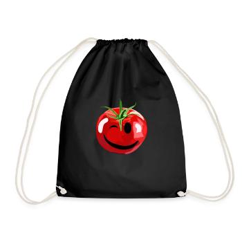 Tomato Wink - Turnbeutel - Schwarz - Vorne