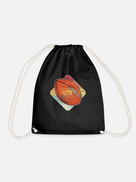 Football rugby vintage sport - Sac de sport léger - noir