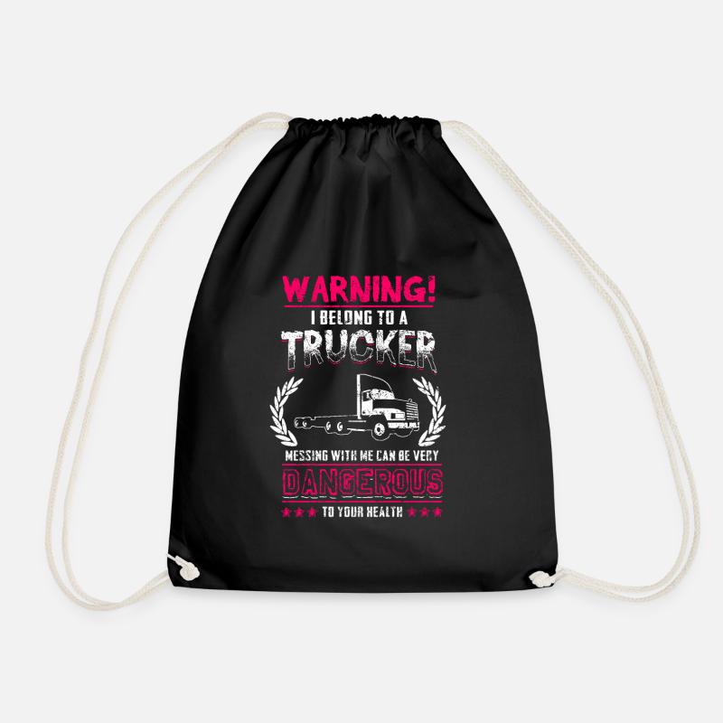 Trucker - Turnbeutel - Schwarz
