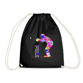 Jeu de cricket - Sac de sport léger - noir - Devant