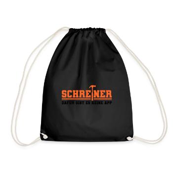 Schreiner - Turnbeutel - Schwarz - Vorne