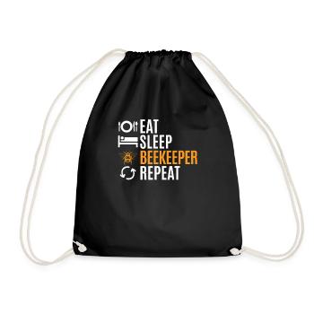 Apiculteurs apiculteurs - Sac de sport léger - noir - Devant
