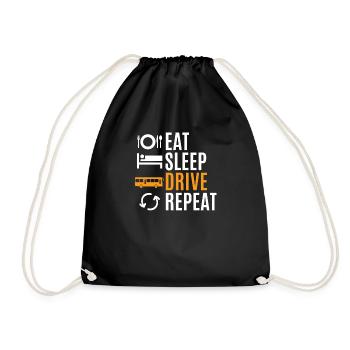 conducteur - Sac de sport léger - noir - Devant