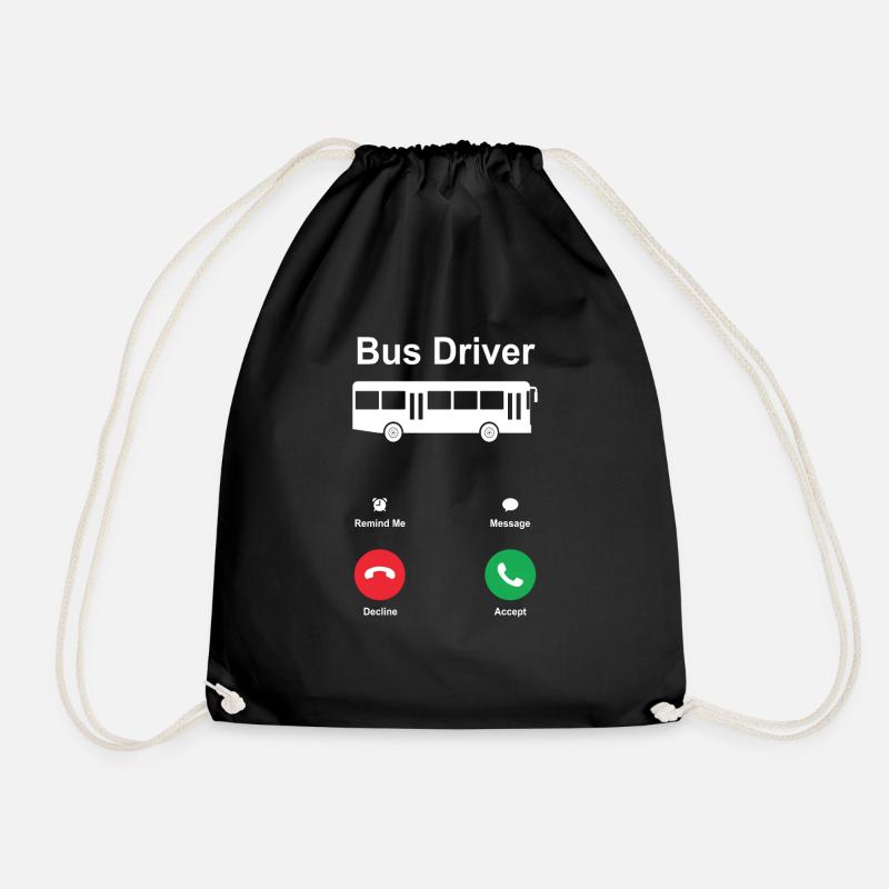 Busfahrer - Turnbeutel - Schwarz