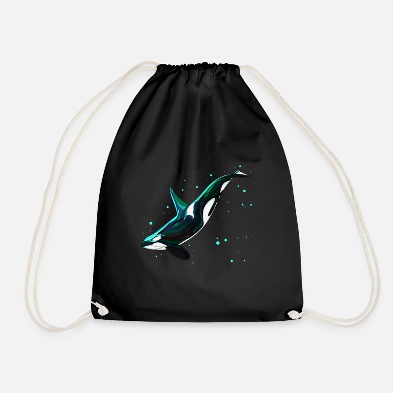 Orca - Turnbeutel - Schwarz