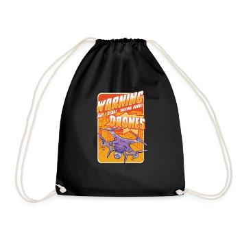 DRONES - Drawstring Bag - black - Front
