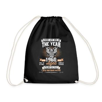 Legends Were Born in 1960 - Sac de sport léger - noir - Devant