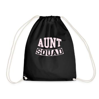 Aunt - Drawstring Bag - black - Front